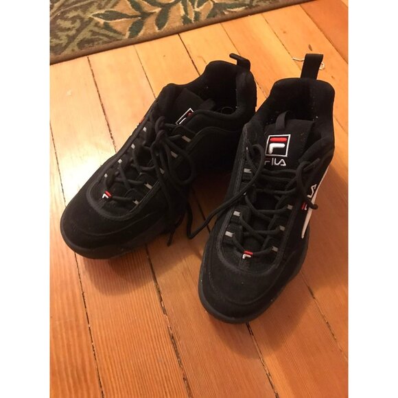 Black FILA Platform Shoes - Picture 5 of 5